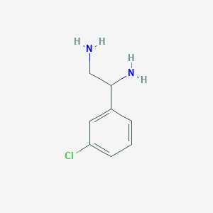 1-(3-Chlorophenyl)ethane-1,2-diamine