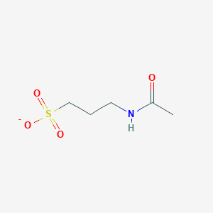 molecular formula C5H10NO4S- B1228770 3-Acetamidopropane-1-sulfonate 