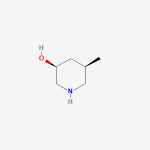 molecular formula C6H13NO B12287755 (3S,5R)-5-methylpiperidin-3-ol 