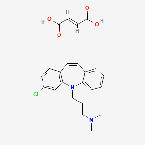 (E)-but-2-enedioic acid;3-(2-chlorobenzo[b][1]benzazepin-11-yl)-N,N-dimethylpropan-1-amine