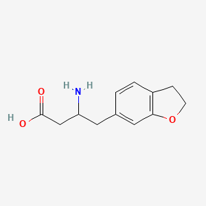 3-Amino-4-(2,3-dihydro-6-benzofuranyl)butyric Acid