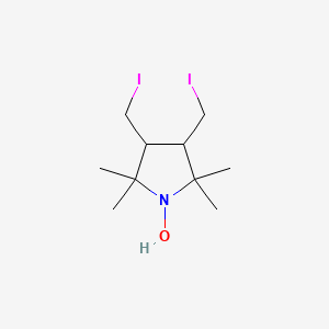 1-Hydroxy-3,4-bis(iodomethyl)-2,2,5,5-tetramethylpyrrolidine