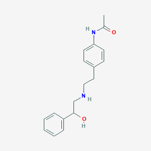 N-[4-[2-[(2-hydroxy-2-phenylethyl)amino]ethyl]phenyl]acetamide