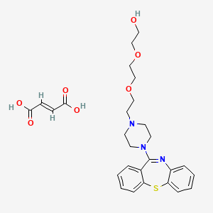 2-[2-[2-(4-Dibenzo[b,f][1,4]thiazepin-11-yl-1-piperazinyl)ethoxy]ethoxy]ethanol Fumarate