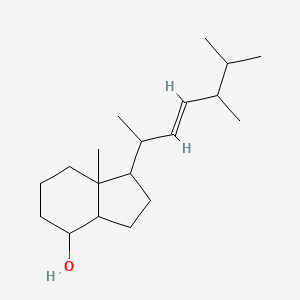 1-[(E)-5,6-dimethylhept-3-en-2-yl]-7a-methyl-1,2,3,3a,4,5,6,7-octahydroinden-4-ol