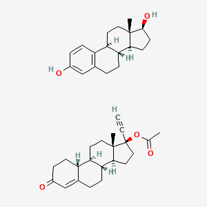 molecular formula C40H52O5 B1228784 Estradiol and norethindrone acetate CAS No. 77728-33-7