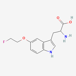 2-amino-3-[5-(2-fluoroethoxy)-1H-indol-3-yl]propanoic acid