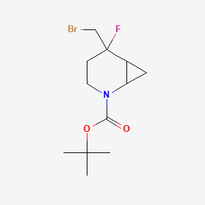 tert-Butyl 5-(bromomethyl)-5-fluoro-2-azabicyclo[4.1.0]heptane-2-carboxylate