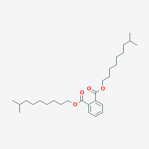 molecular formula C28H46O4<br>C6H4(COO(CH2)7CH(CH3)2)2<br>C28H46O4 B122879 Ftalato de diisodecilo CAS No. 26761-40-0