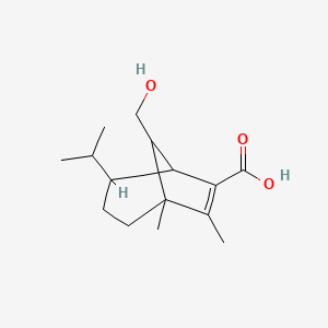 molecular formula C15H24O3 B1228790 Heminthosporic acid CAS No. 1619-32-5