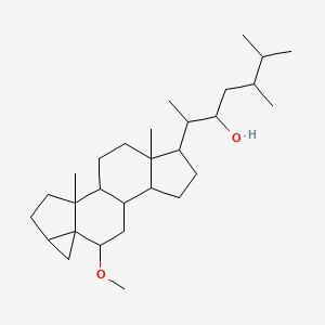 (3beta,5alpha,6beta,22R,24R)-6-Methoxy-3,5-Cycloergostan-22-ol