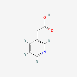 molecular formula C7H7NO2 B12287963 3-Pyridine-d4-acetic Acid 