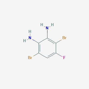 3,6-Dibromo-4-fluorobenzene-1,2-diamine