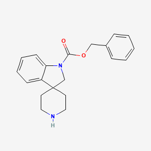 molecular formula C20H22N2O2 B12288061 Benzyl spiro[indoline-3,4'-piperidine]-1-carboxylate 