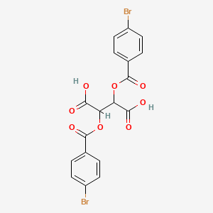 2,3-Bis[(4-bromobenzoyl)oxy]butanedioic acid