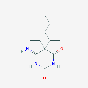 5-Ethyl-6-imino-5-pentan-2-yl-1,3-diazinane-2,4-dione