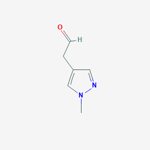 2-(1-Methyl-1H-pyrazol-4-yl)acetaldehyde