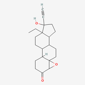 molecular formula C21H28O3 B12288156 Levonorgestrel-4 beta,5 beta-epoxide 