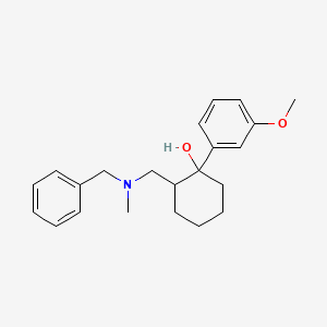 2-(N-Benzyl-N-methylaminomethyl)-1-(m-methoxyphenyl)cyclohexanol