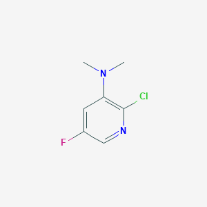 2-Chloro-5-fluoro-N,N-dimethylpyridin-3-amine