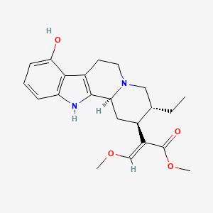 molecular formula C22H28N2O4 B1228819 Gambirine CAS No. 29472-77-3