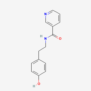 molecular formula C14H14N2O2 B1228821 N-Nicotinoyl tyramine CAS No. 55458-76-9