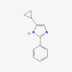 4-Cyclopropyl-2-phenyl-1H-imidazole