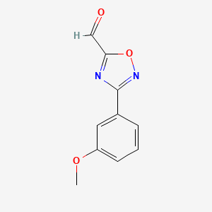 3-(3-Methoxyphenyl)-1,2,4-oxadiazole-5-carbaldehyde