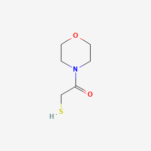 molecular formula C6H11NO2S B12288255 Morpholine, 4-(mercaptoacetyl)- CAS No. 94592-26-4