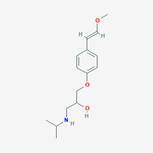 molecular formula C15H23NO3 B12288256 1-[4-[(E)-2-methoxyethenyl]phenoxy]-3-(propan-2-ylamino)propan-2-ol 