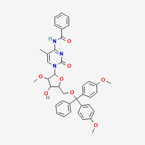 molecular formula C39H39N3O8 B12288310 N4-Benzoyl-5'-O-(dimethoxytrityl)-5-methyl-2'-O-methylcytidine 