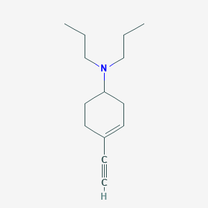 molecular formula C14H23N B1228833 (4-Ethynyl-3-cyclohexenyl)dipropylamine 