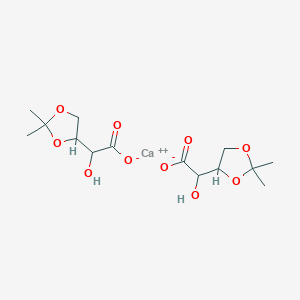 calcium;2-(2,2-dimethyl-1,3-dioxolan-4-yl)-2-hydroxyacetate