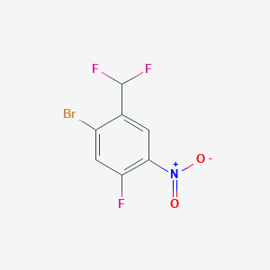 1-Bromo-2-(difluoromethyl)-5-fluoro-4-nitrobenzene