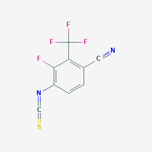 3-Fluoro-4-isothiocyanato-2-(trifluoromethyl)benzonitrile