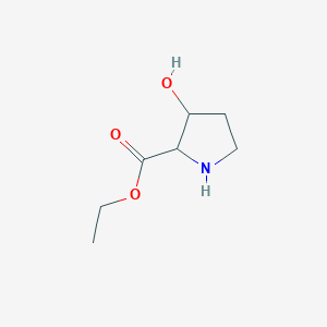 Ethyl 3-hydroxypyrrolidine-2-carboxylate