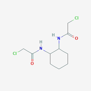 Acetamide, N,N'-trans-1,2-cyclohexanediylbis[2-chloro-