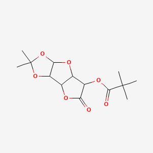 (4,4-dimethyl-10-oxo-3,5,7,11-tetraoxatricyclo[6.3.0.02,6]undecan-9-yl) 2,2-dimethylpropanoate