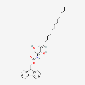 9H-fluoren-9-ylmethyl N-[(E)-1,3-dihydroxyoctadec-4-en-2-yl]carbamate