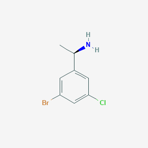 molecular formula C8H9BrClN B12288441 (R)-1-(3-Bromo-5-chlorophenyl)ethan-1-amine 