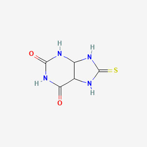 1H-Purine-2,6-dione, 3,7,8,9-tetrahydro-8-thioxo-