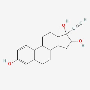 molecular formula C20H24O3 B12288507 17a-Ethynylestriol 