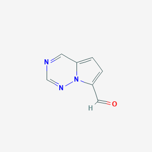 Pyrrolo[2,1-f][1,2,4]triazine-7-carbaldehyde