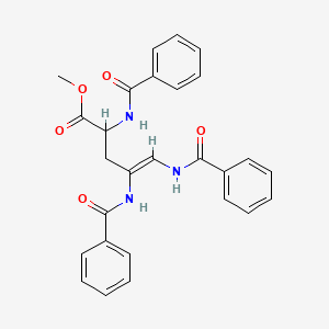 Methyl(4Z)-2,4,5-tris(benzoylamino)-4-pentenoate