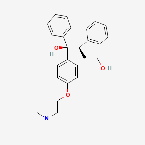 molecular formula C26H31NO3 B12288559 Rel-(1R,2R)-1-(4-(2-(Dimethylamino)ethoxy)phenyl)-1,2-diphenylbutane-1,4-diol 