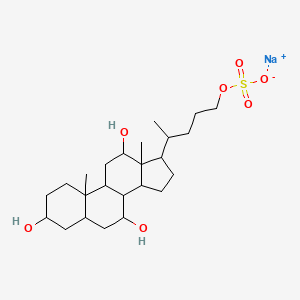 molecular formula C24H41NaO7S B12288573 Petromyzonol-24-Sulfate, Sodium Salt 