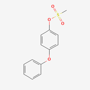 molecular formula C13H12O4S B1228859 p-Phenoxyphenol methanesulfonate CAS No. 23419-81-0