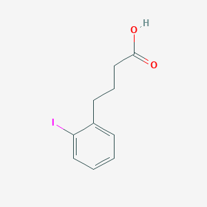 molecular formula C10H11IO2 B12288592 2-Iodobenzenebutanoic acid 