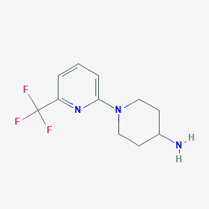 1-(6-(Trifluoromethyl)pyridin-2-yl)piperidin-4-amine