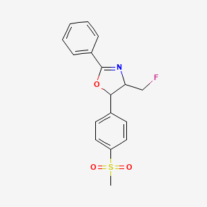 (4S,5R)-4-(Fluoromethyl)-4,5-dihydro-5-[4-(methylsulfonyl)phenyl]-2-phenyl-oxazole-d3